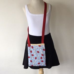 Angel cat 🐈 devil cat crossbody sack 💯HANDMADE